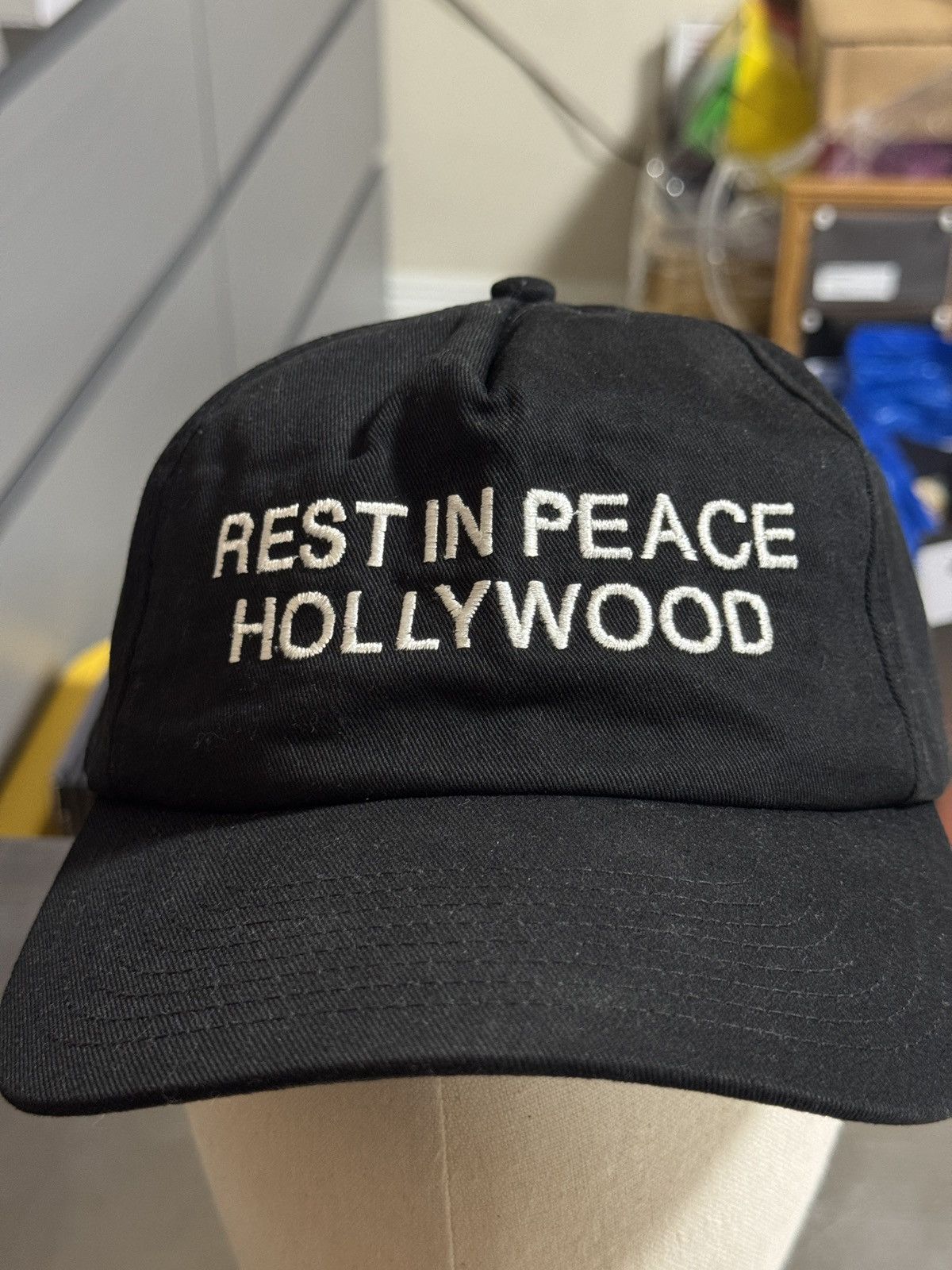 Holiday Brand Rest In Peace Hollywood Blush Hat Signed by Geezer Size ONE SIZE - 7 Thumbnail