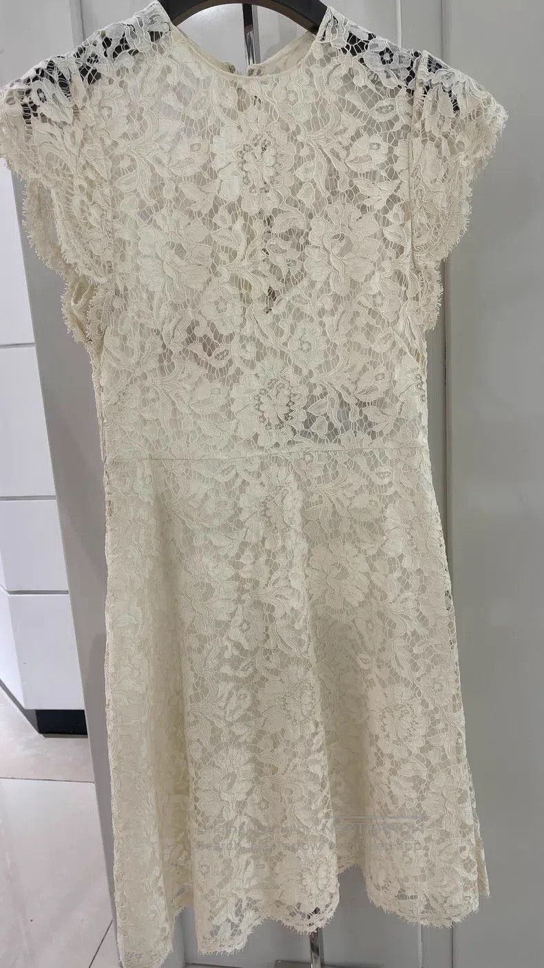 Valentino Valentino Textured lace dress Size L / US 10 / IT 46 - 1 Thumbnail