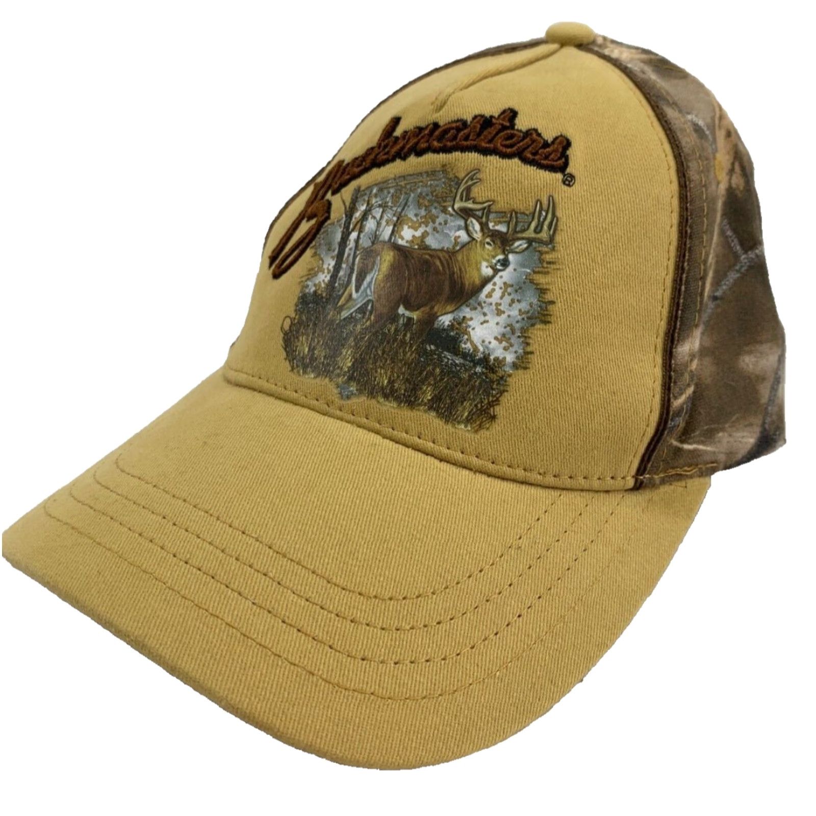 Vintage Paramount Outdoors Buckmasters Hunting Adjustable Baseball Cap Men Green Camo Size ONE SIZE - 2 Thumbnail