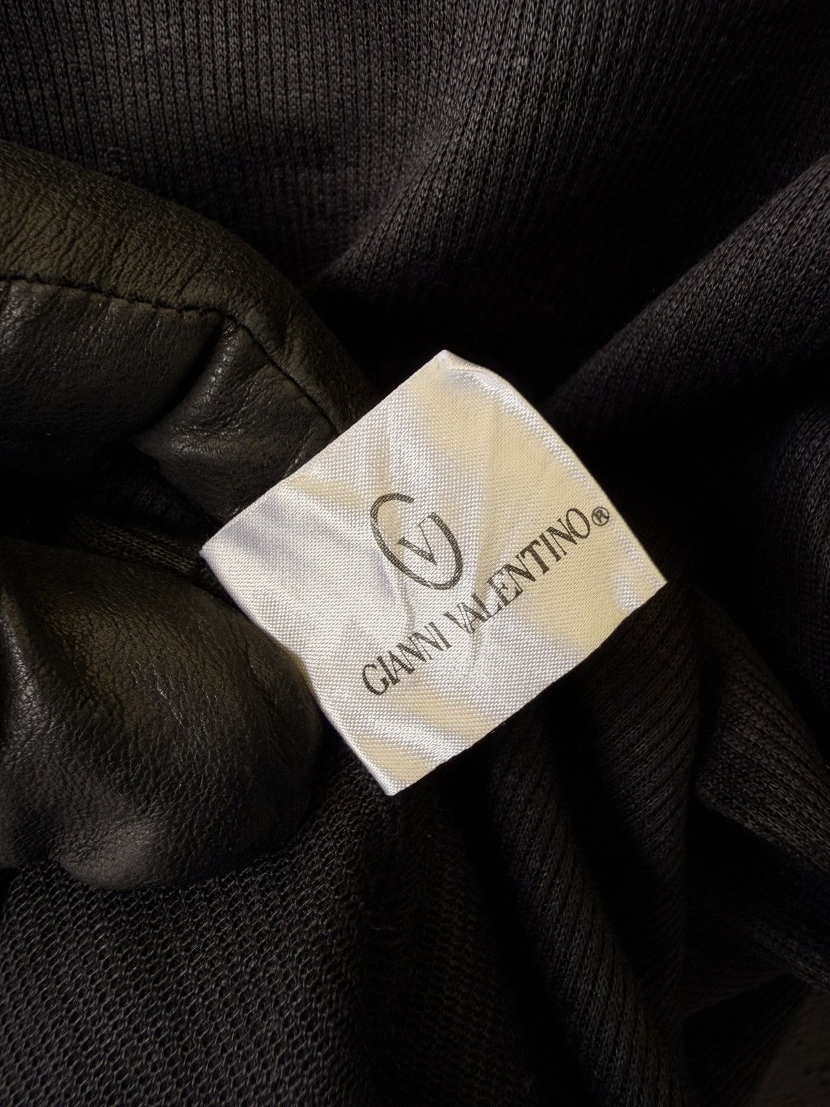 Gianni Valentino Rare GIANNI VALENTINO Vintage 90s Ribbed Knit Gold Embroid Size M / US 6-8 / IT 42-44 - 5 Thumbnail