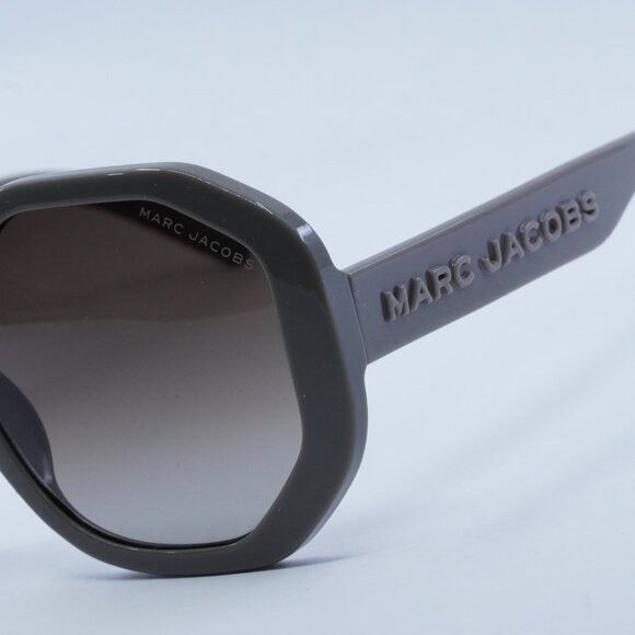 Marc Jacobs Marc Jacobs MARC 659/S 0KB7 HA Sunglasses Grey Geometric Size ONE SIZE - 2 Thumbnail