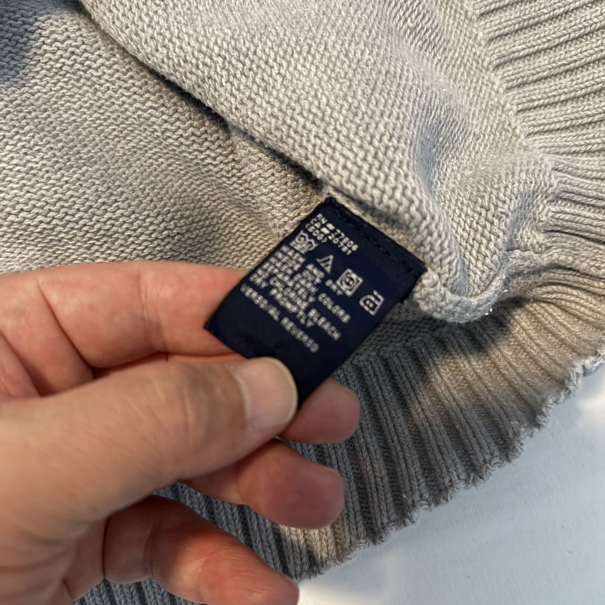 Tommy Hilfiger VINTAGE TOMMY HILFIGER Y2K Men's Grey Crew Neck Sweater XL Size US XL / EU 56 / 4 - 9 Thumbnail