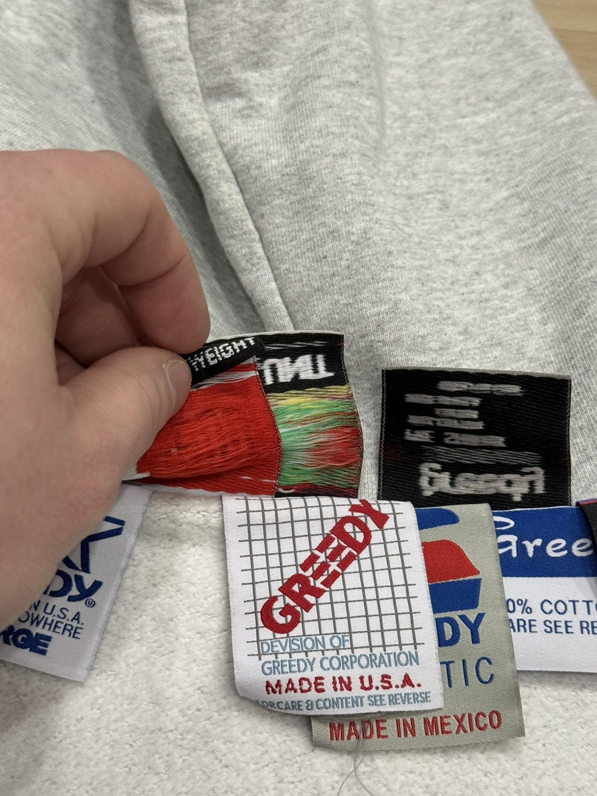 Greedy Unit × murd333r.fm Murd333r.fm Greedy Unit Inside Out Multi Tag Hoodie Size US XL / EU 56 / 4 - 15 Thumbnail