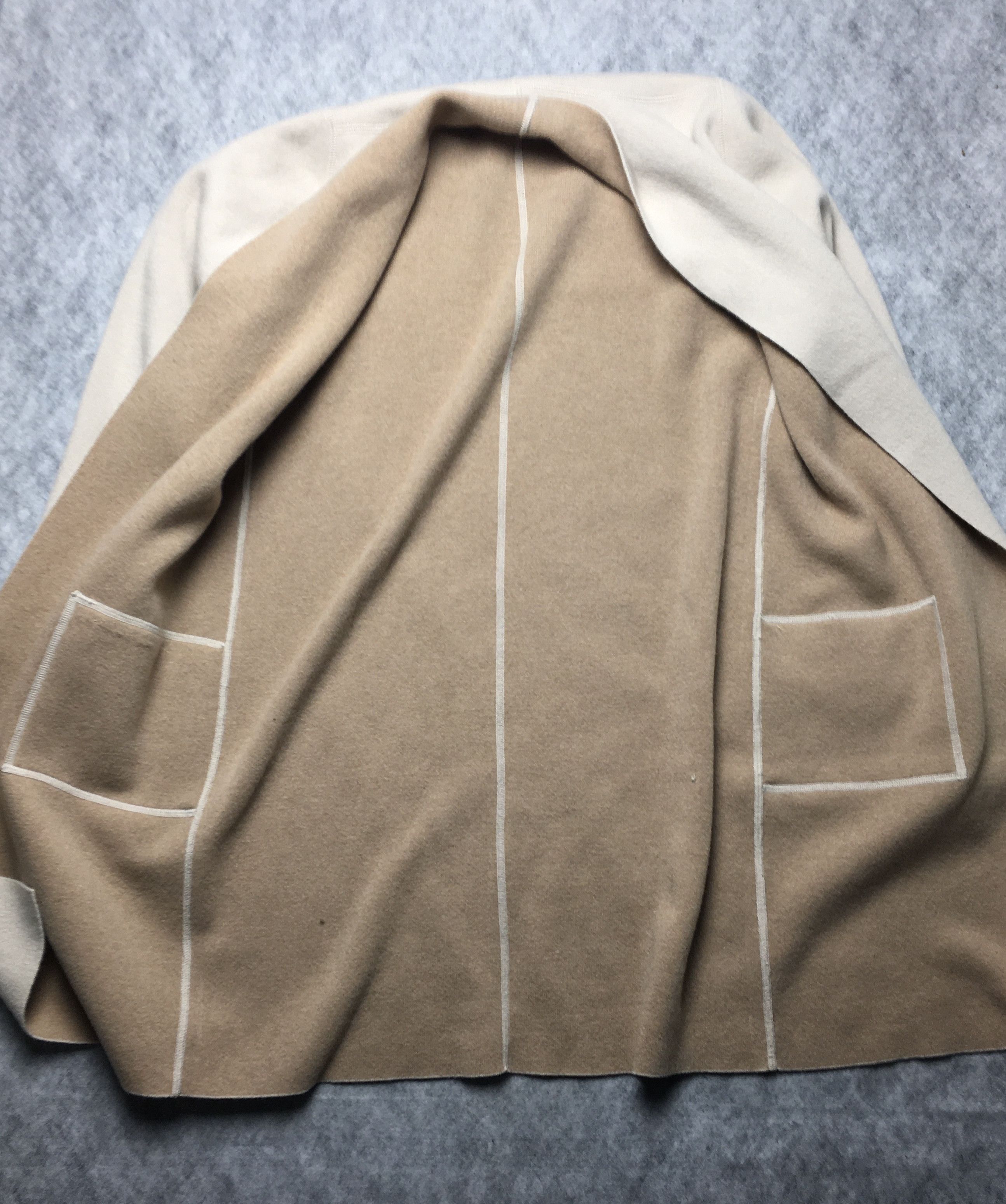 Max Mara Max Mara Studio Wool Open Coat Cardigan Size ONE SIZE - 7 Thumbnail