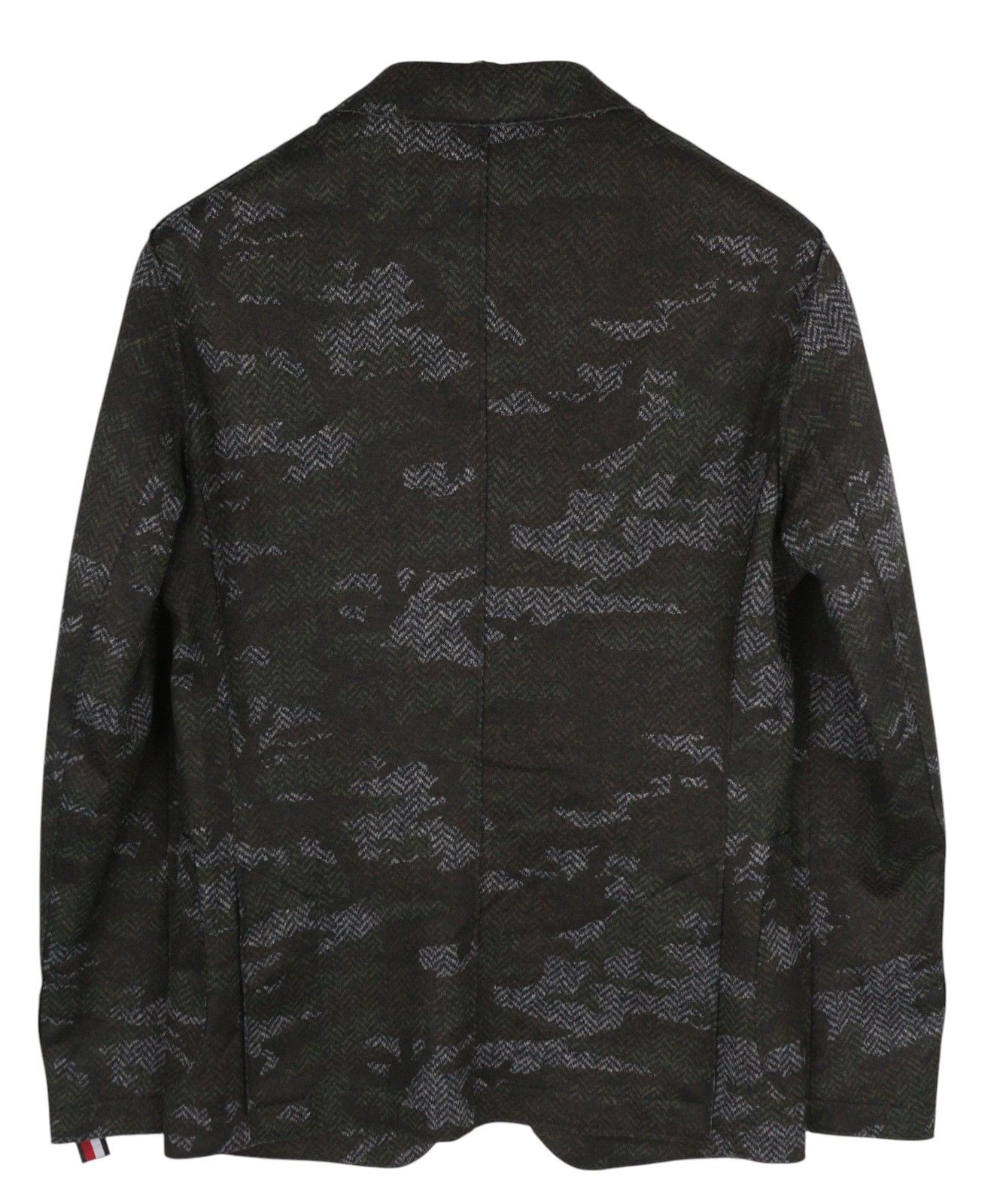 Tommy Hilfiger JERSEY RAW CUT SLIM XS Camouflage THFlex Wool Blazer 85174 Size US XS / EU 42 / 0 - 2 Thumbnail