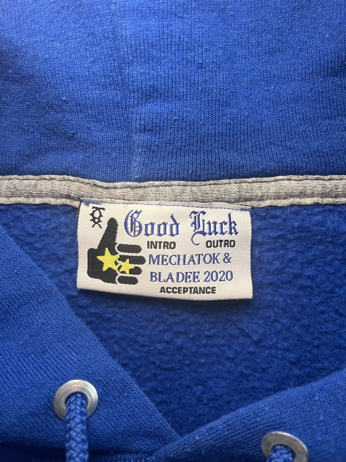 Drain Gang × Sad Boys Bladee × Mechatok - Good luck hoodie Size US L / EU 52-54 / 3 - 4 Thumbnail