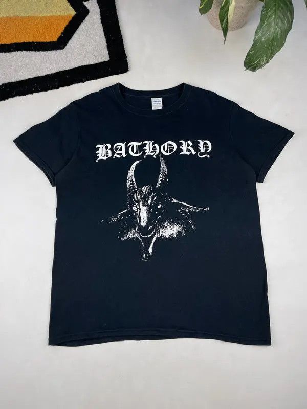Band Tees Taeko x Mai Vintage 00's Bathory T-Shirt Metal Goat Size US M / EU 48-50 / 2 - 1 Thumbnail