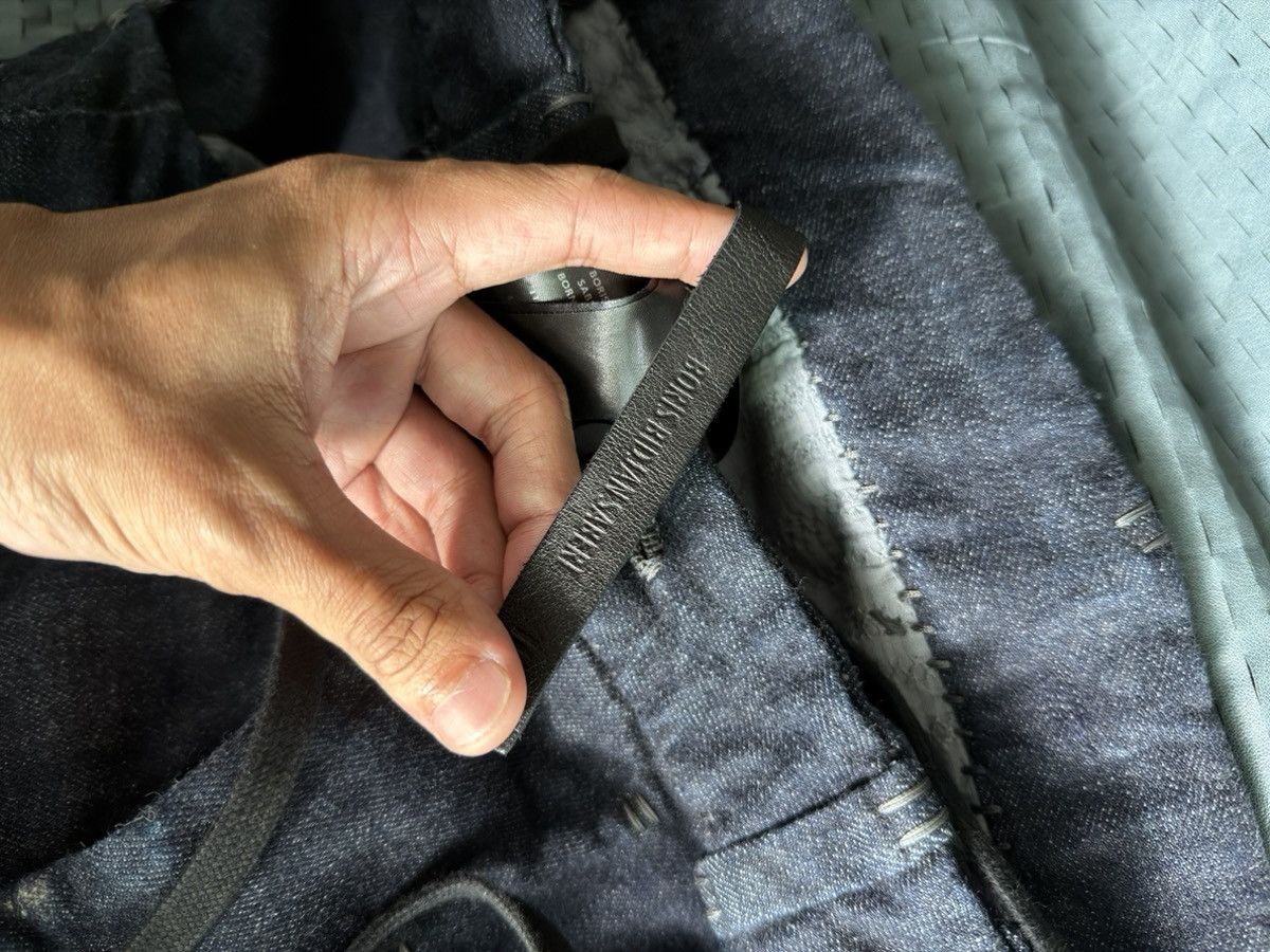 Boris Bidjan Saberi Boris Bidjan Saberi PH13 HS Handstitched Denim Pants Size US 34 / EU 50 - 8 Thumbnail