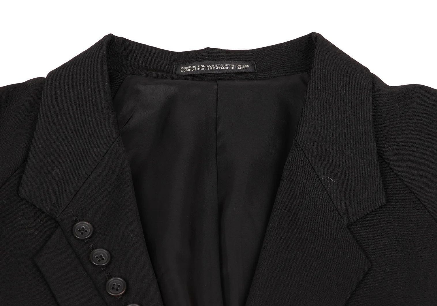 Yohji Yamamoto Yohji Yamamoto Wool Gabardine Pocket Design Jacket Size US M / EU 48-50 / 2 - 3 Thumbnail