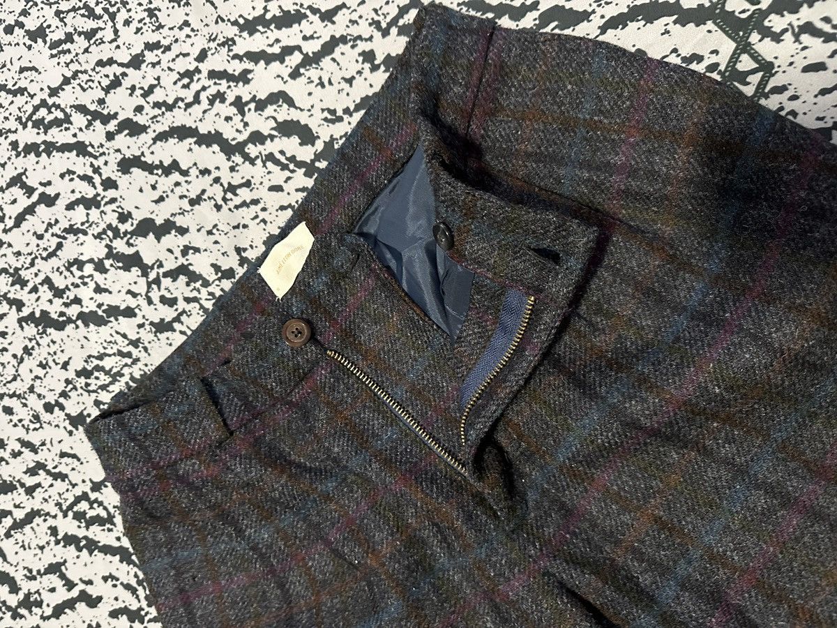 Aime Leon Dore Midnight Multi Muted Jewel Tartan Plaid Tweed Trousers Size US 29 - 7 Thumbnail