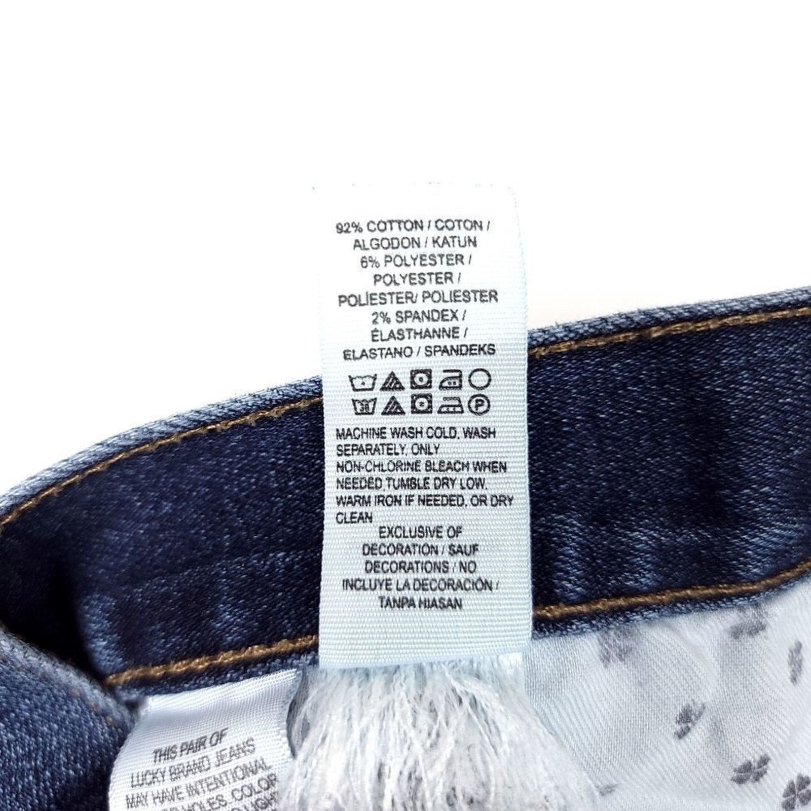 Lucky Brand Lucky Brand 121 Slim Jeans Mens 38x31 Dark Blue Stretch Size US 38 / EU 54 - 4 Thumbnail