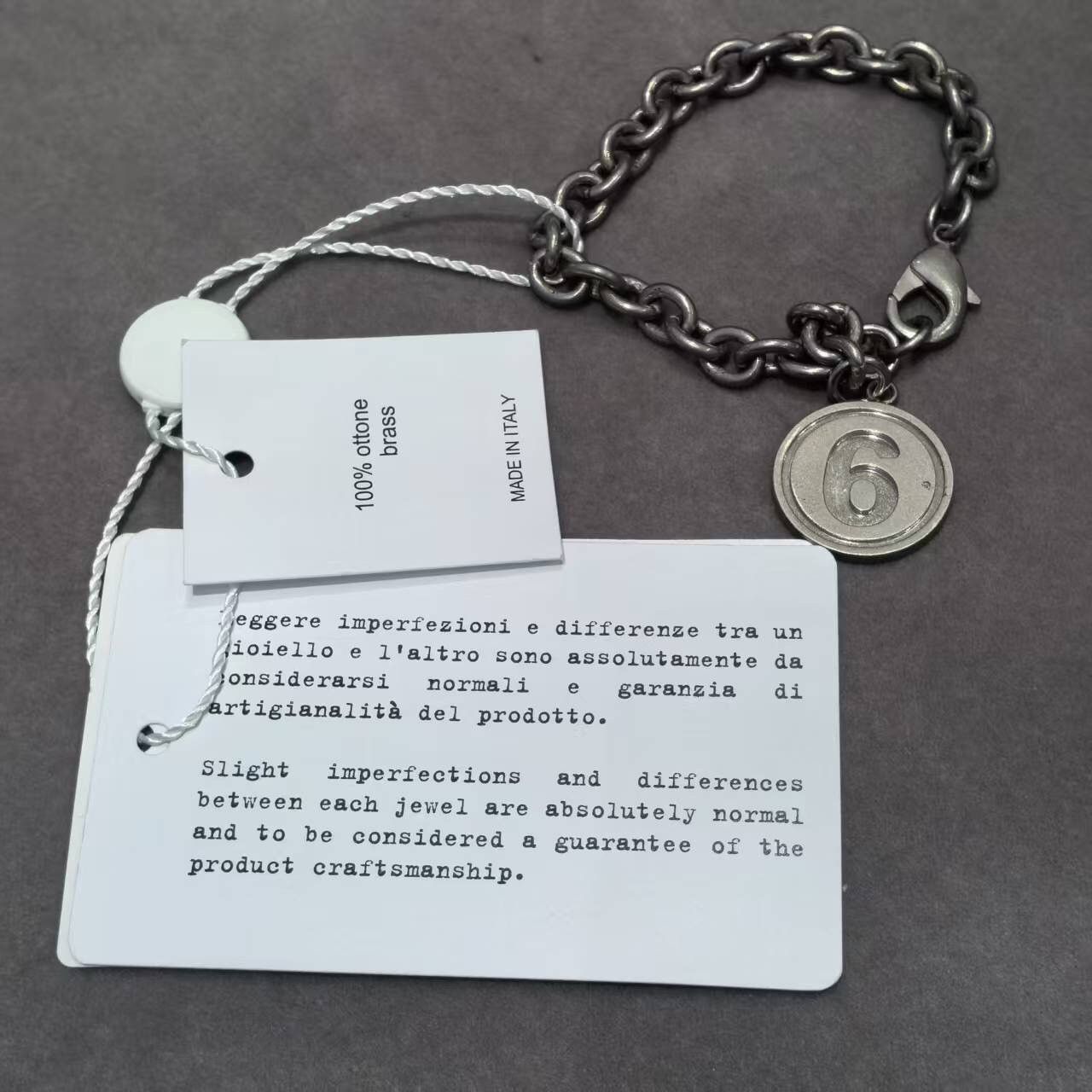 Maison Margiela New MM6 by Maison Margiela Silver Bracelet Unisex Size ONE SIZE - 8 Thumbnail