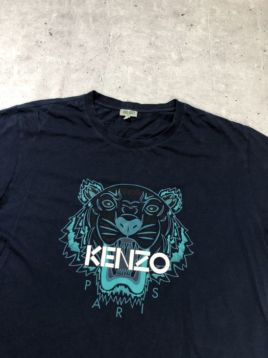 Kenzo KENZO Paris Tiger Logo Tee Shirt Made in Portugal | Grailed