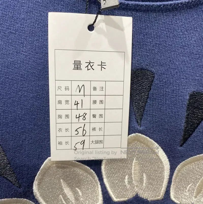 Kenzo Kenzo Blue Cotton Blend Men's Sweatshirt . Size US M / EU 48-50 / 2 - 4 Thumbnail
