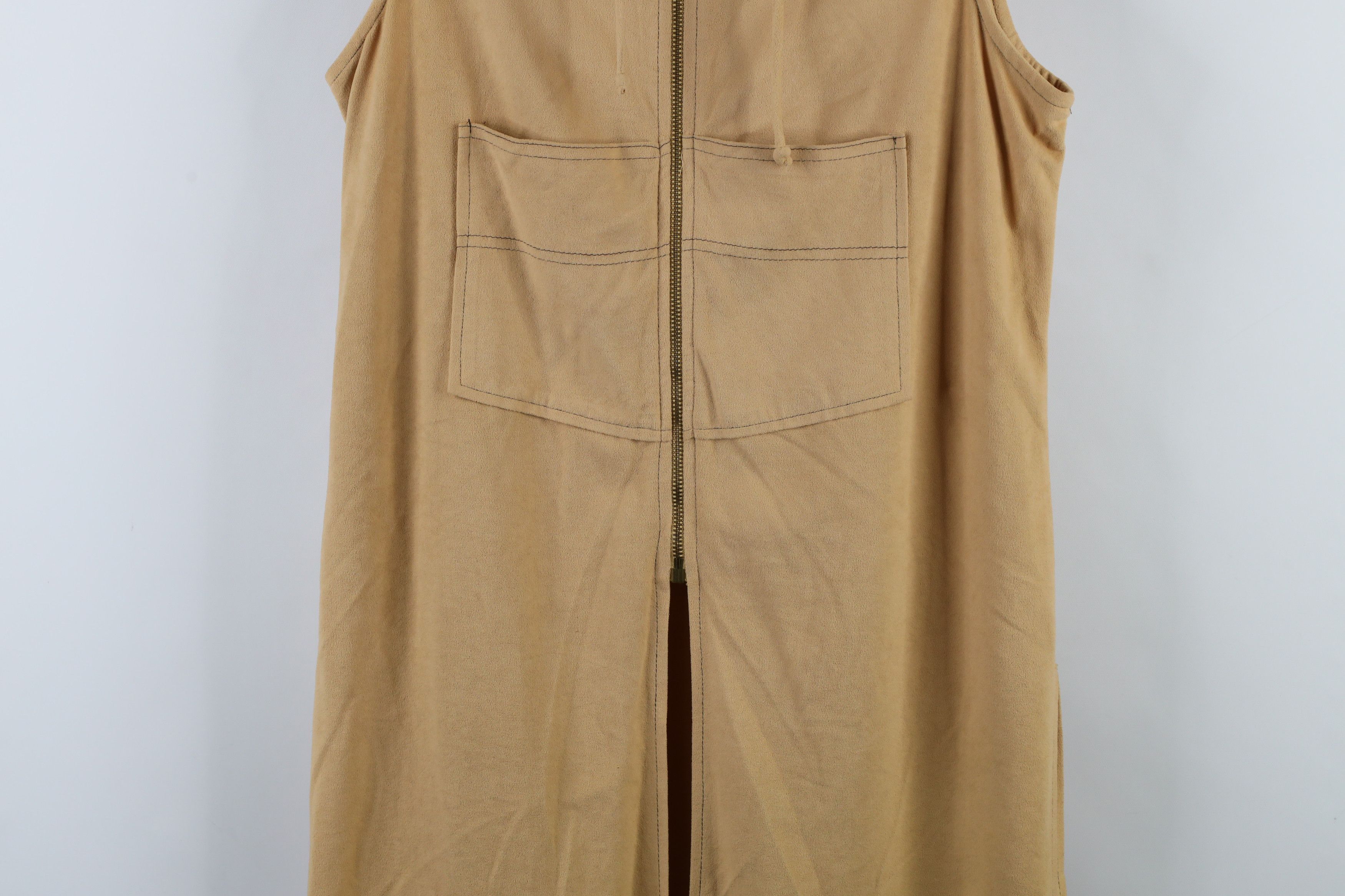 Vintage 60s 70s Union Made Boho Chic Full Length Hoodie USA