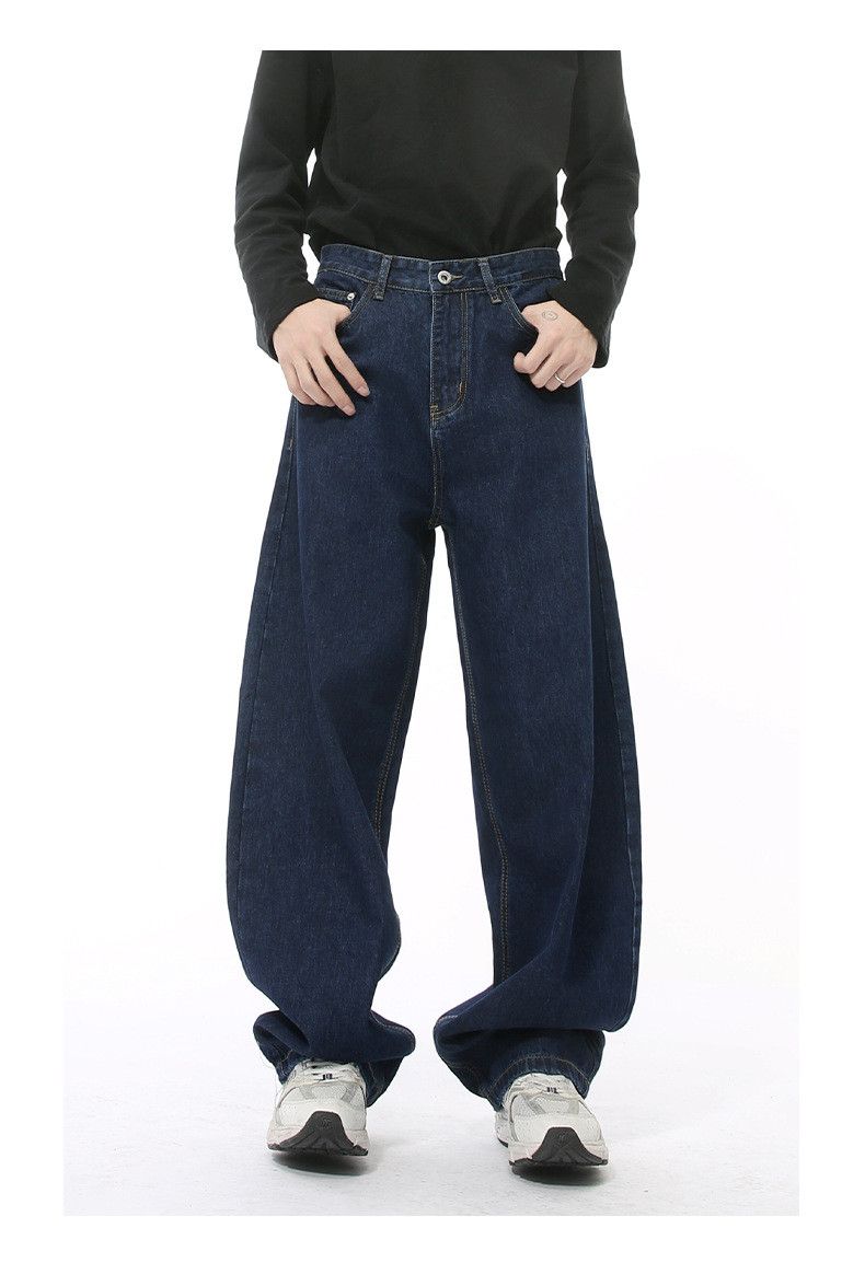 Japanese Brand Japanese retro wide-leg washed curved jeans Size US 32 / EU 48 - 2 Thumbnail