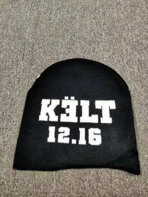 Other Spider Web Heart Graphic No Cuff Beanie Hat Black Size ONE SIZE - 4 Thumbnail