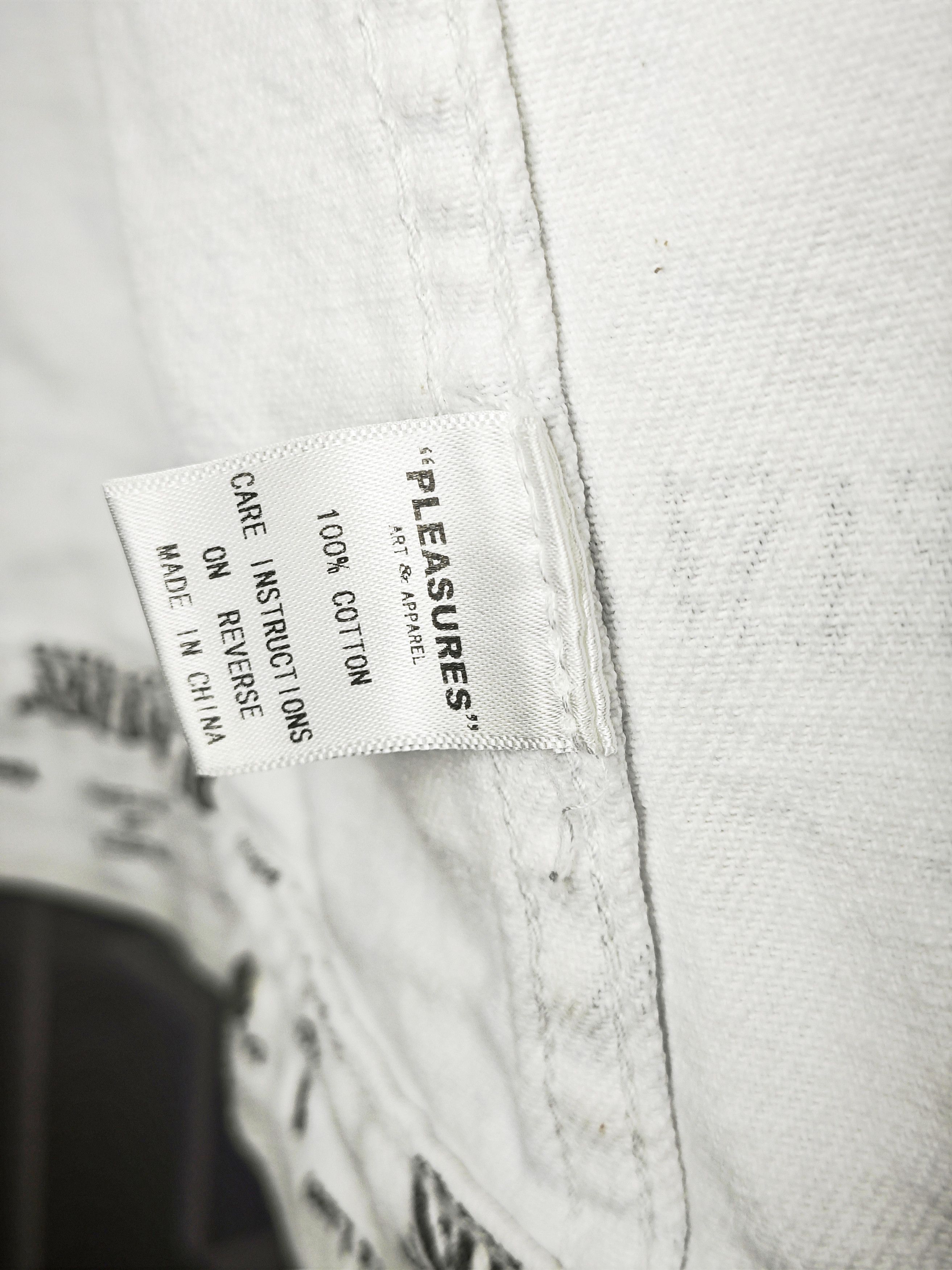 Pleasures Pleasures : Reject Trucker , White Denim Jacket Size US S / EU 44-46 / 1 - 8 Thumbnail