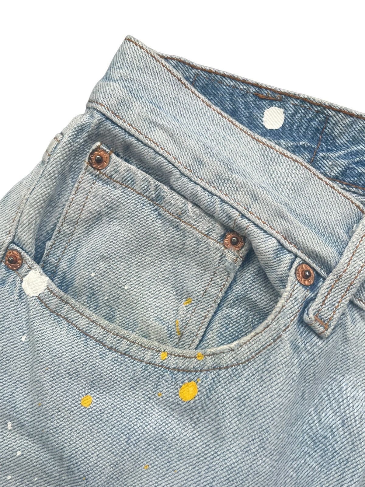 Levi's × Vintage Vintage 1991 Levis 501XX e Faded Distressed Size US 30 / EU 46 - 7 Thumbnail