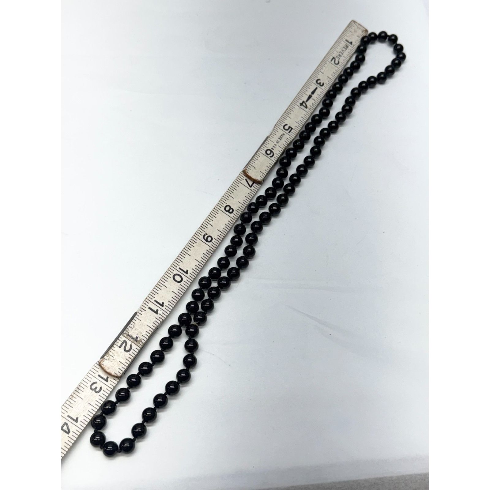 Vintage Vintage black glass beaded necklace Size ONE SIZE - 4 Thumbnail