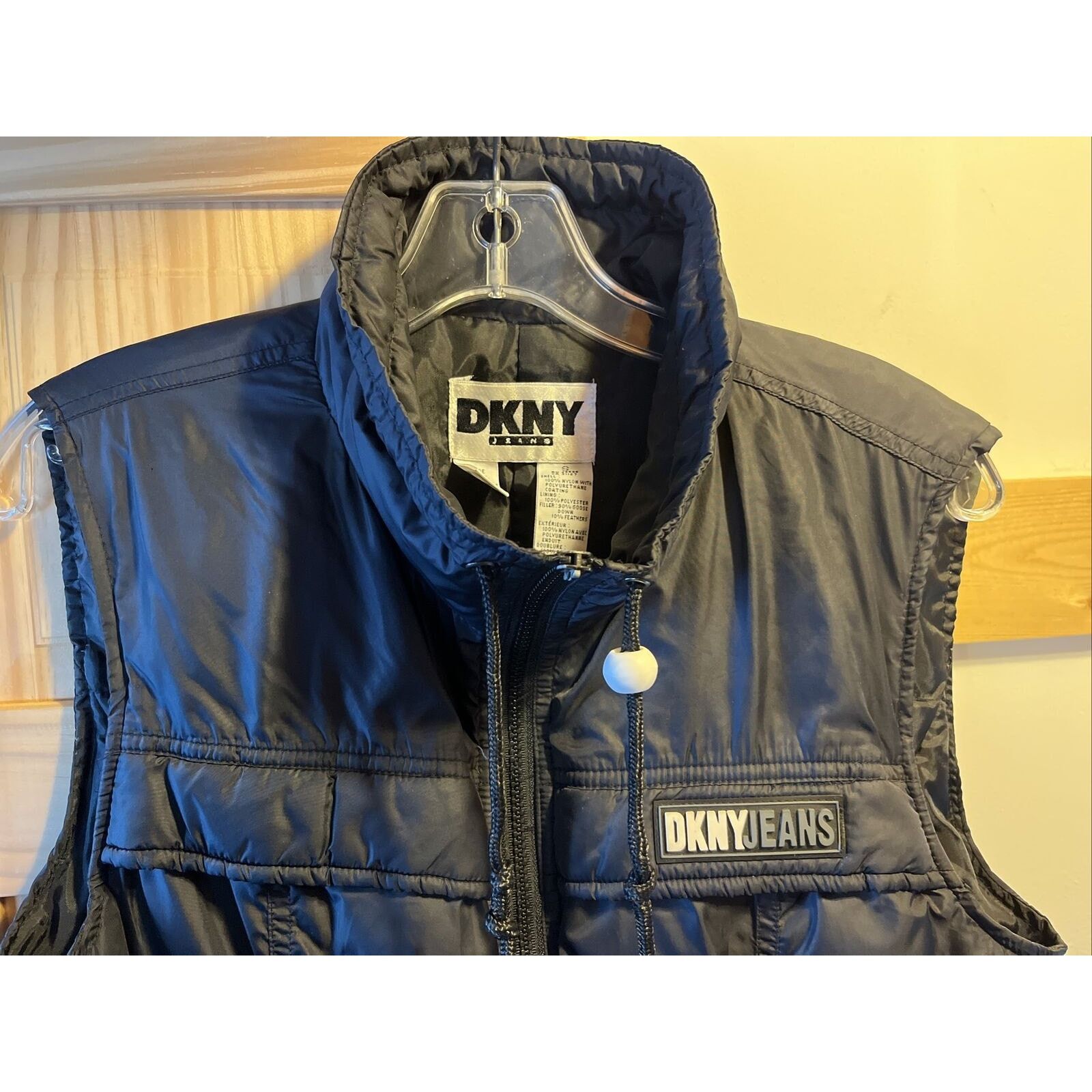 DKNY DKNY VTG Women’s S Black Down Insulated Full Zip Puffer Vest Size S / US 4 / IT 40 - 16 Thumbnail