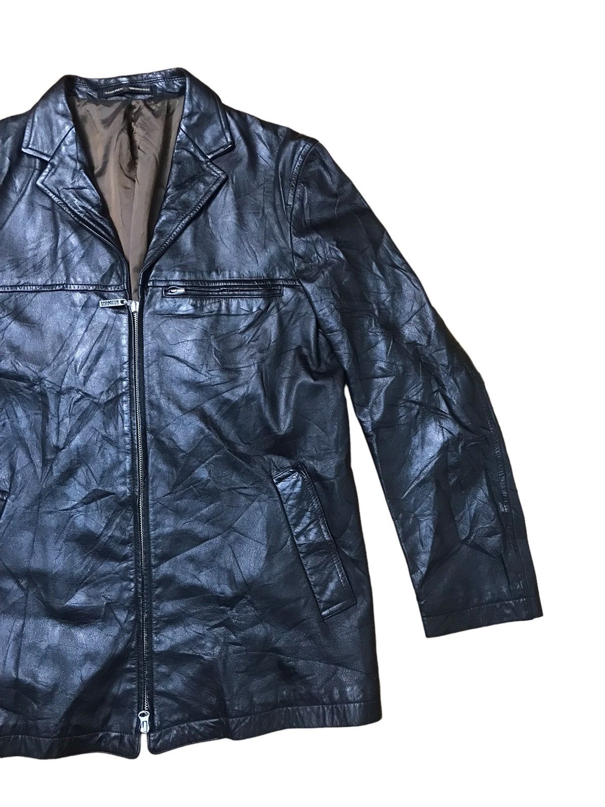 Gaultier Homme Objet × Jean Paul Gaultier Jean Paul Object Full Black Leather Jacket Size US M / EU 48-50 / 2 - 3 Thumbnail