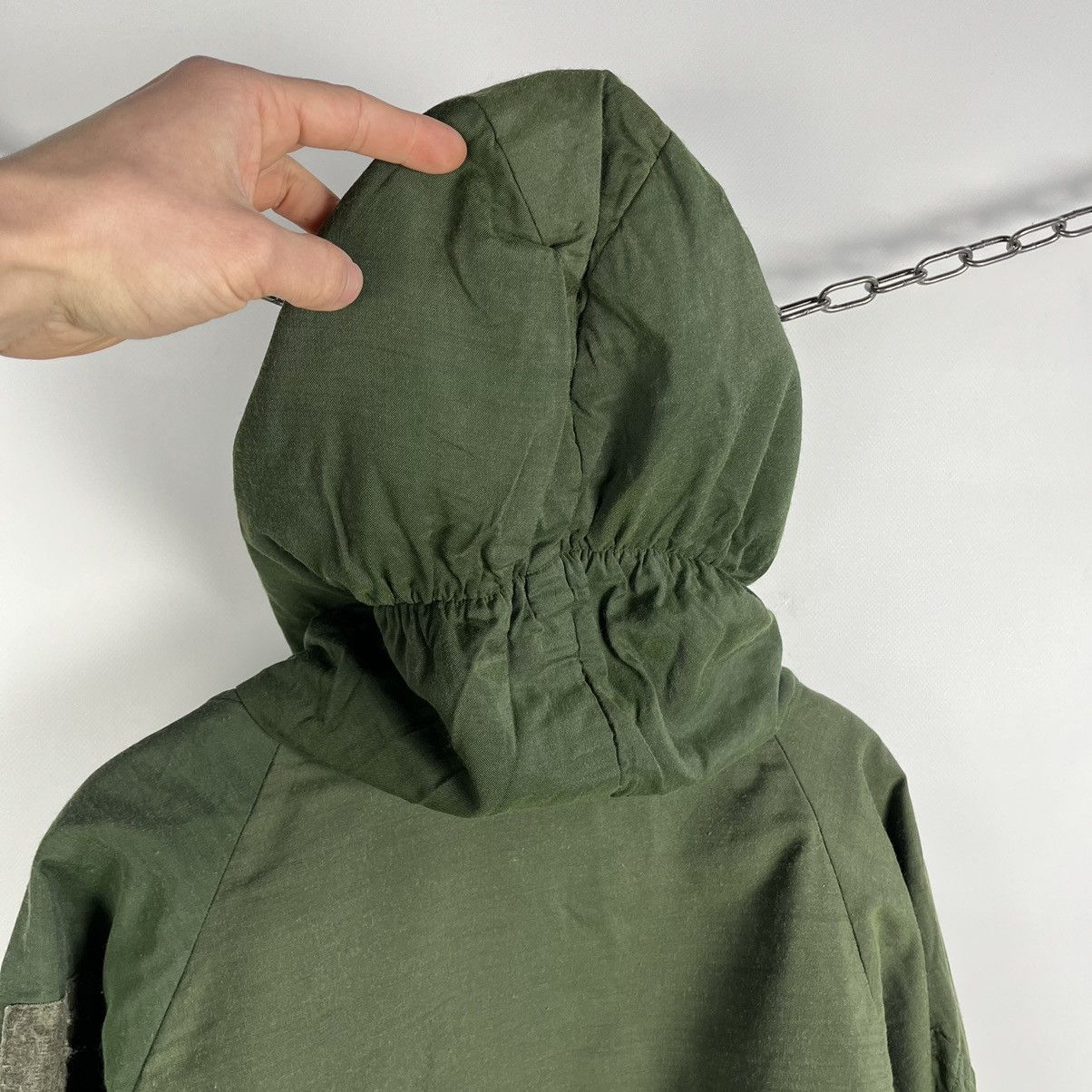 Vintage Vintage British Army Smock with hood attached jacket 1977 Size US M / EU 48-50 / 2 - 17 Thumbnail