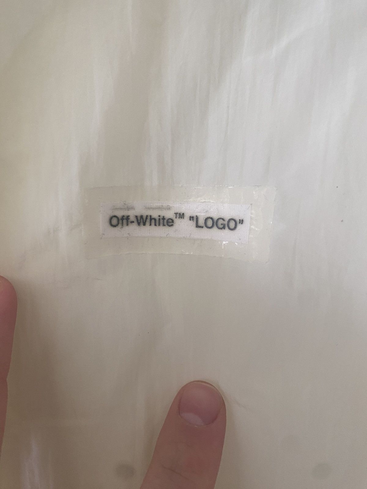 Off-White OFF-WHITE translucent windbreaker (large) Size US L / EU 52-54 / 3 - 3 Thumbnail