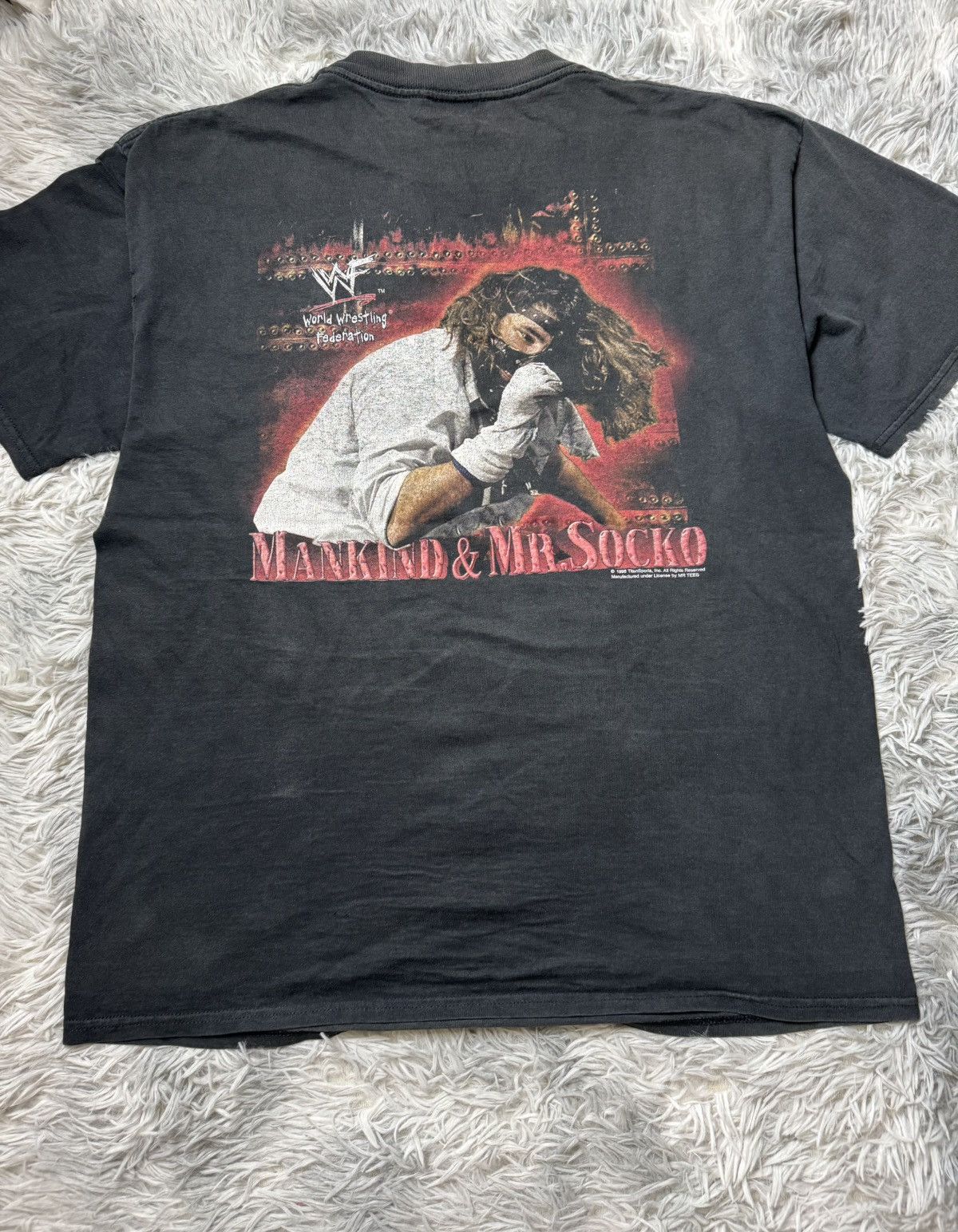 WWF Vintage Mankind Mr Socko Wwf 1998 Size US XL / EU 56 / 4 - 1 Thumbnail