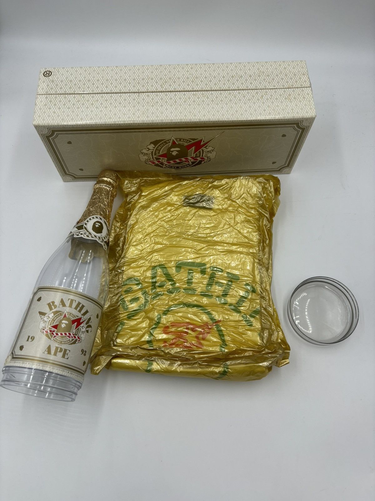 Bape Bape Champagne Bottle & Bape Large Shirt Size US L / EU 52-54 / 3 - 2 Thumbnail