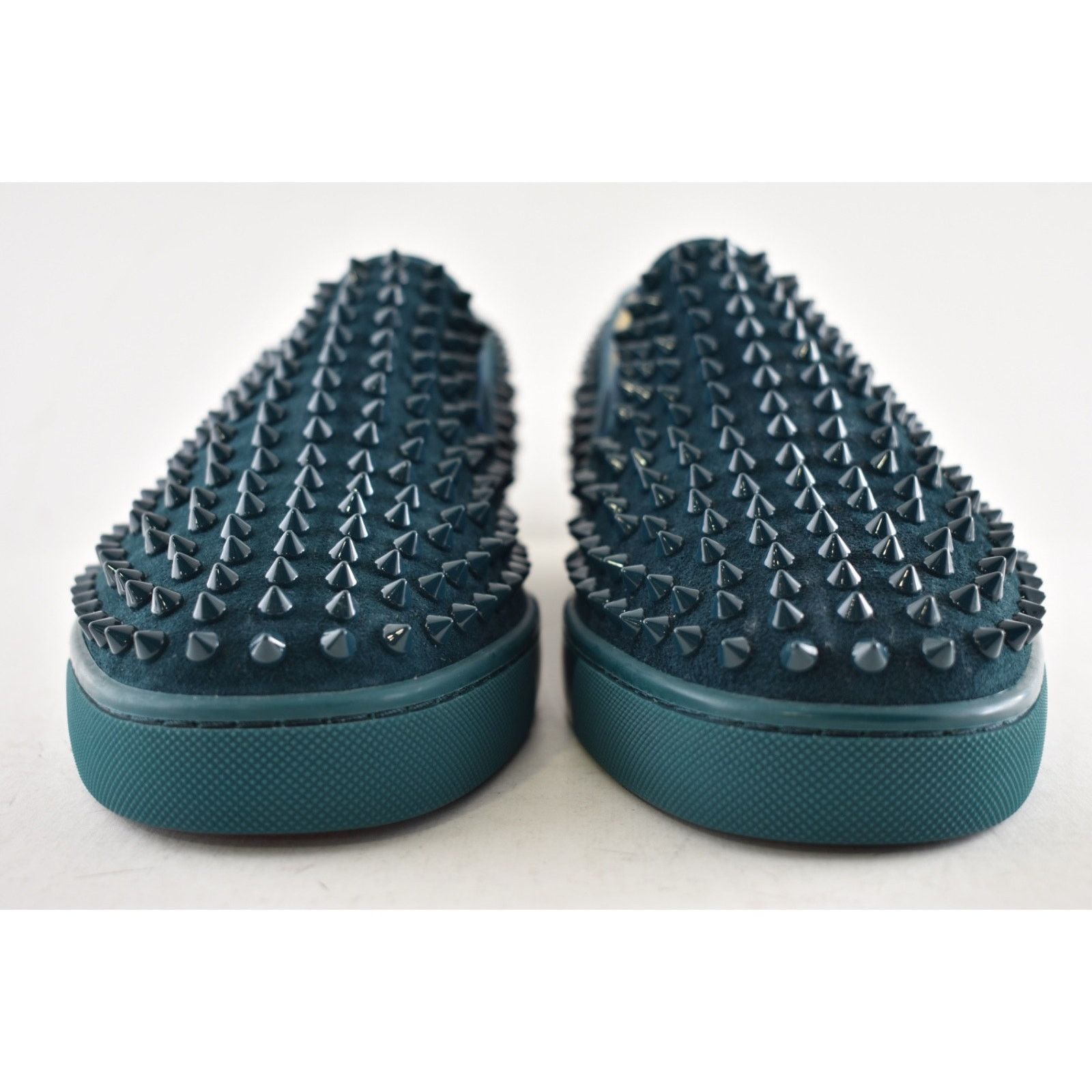 Christian Louboutin Christian Louboutin Roller-Boat Flat Lagune Blue Spikes Low Size US 10.5 / EU 43-44 - 7 Thumbnail