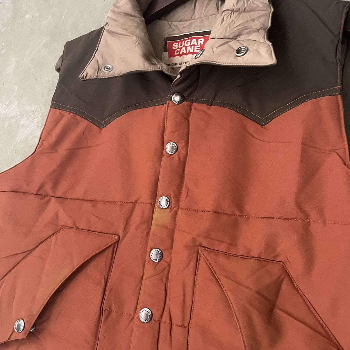 Sugar Cane × Toyo Enterprises Sugar Cane Califonia Ranch Wear Down Vest By Toyo Enterprise Size US M / EU 48-50 / 2 - 10 Thumbnail
