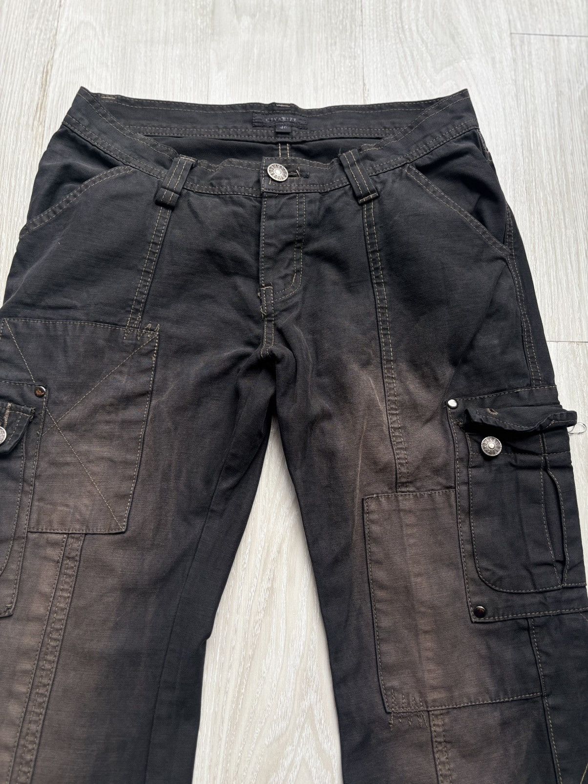 CIVARIZE CIVARIZE patchwork flare cargo pants Size US 28 / EU 44 - 2 Thumbnail