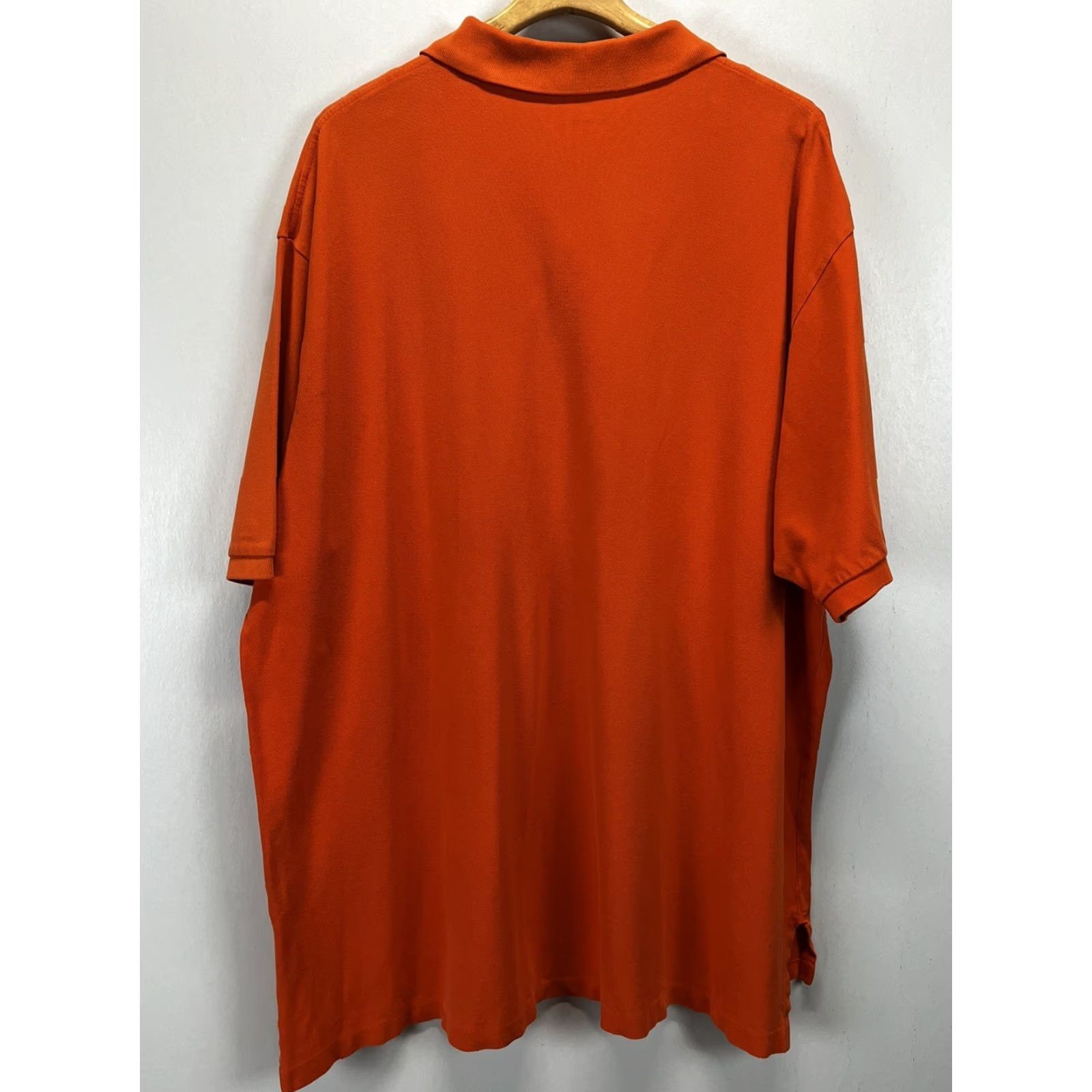 Ralph Lauren VINTAGE Polo Ralph Lauren Polo Shirt Big & Tall 3XLT Men Orange Knit Collar Short Sleeve - with Flaws Size US XXL / EU 58 / 5 - 2 Thumbnail