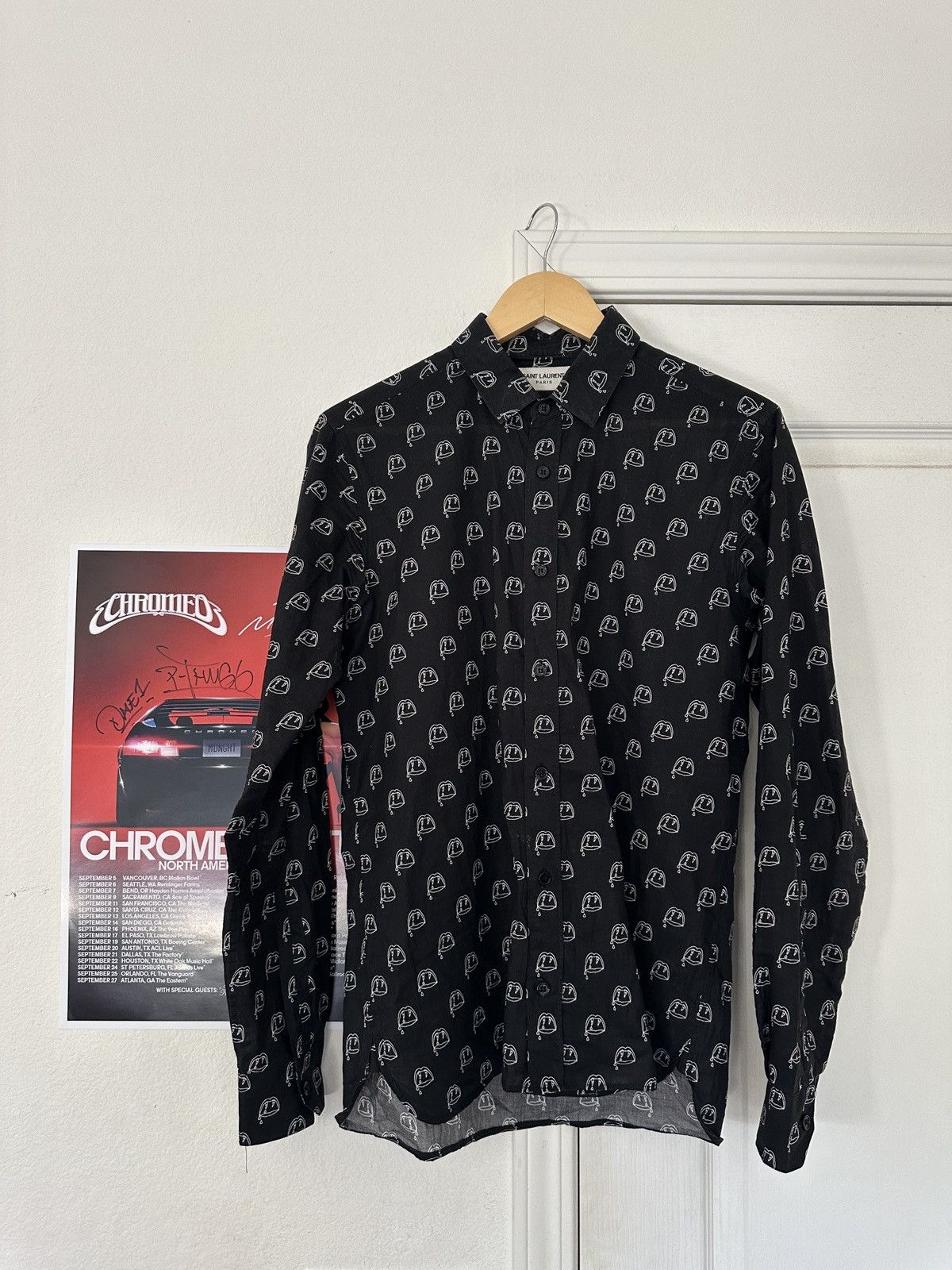 Saint Laurent Paris Blood Luster Shirt | Grailed