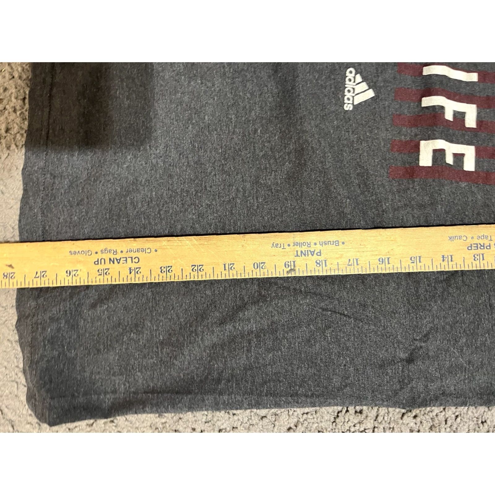 Adidas VINTAGE adidas The Go-To Tee Shirt Mens M Gray Short Sleeve USA Flag Logo Tee Size US M / EU 48-50 / 2 - 6 Thumbnail