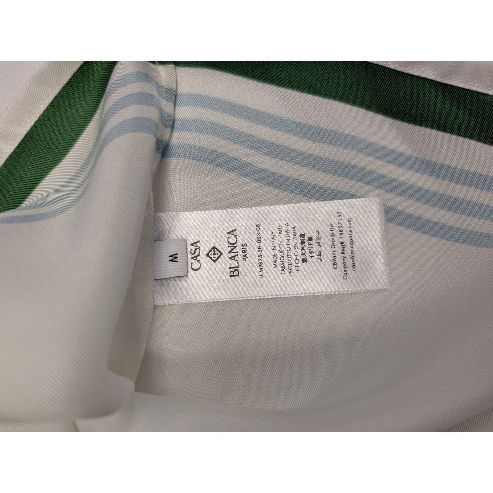 Casablanca o1rshd1 Metaphysical Tennis Short Sleeve Curban Collar Shirt Size US M / EU 48-50 / 2 - 12 Thumbnail