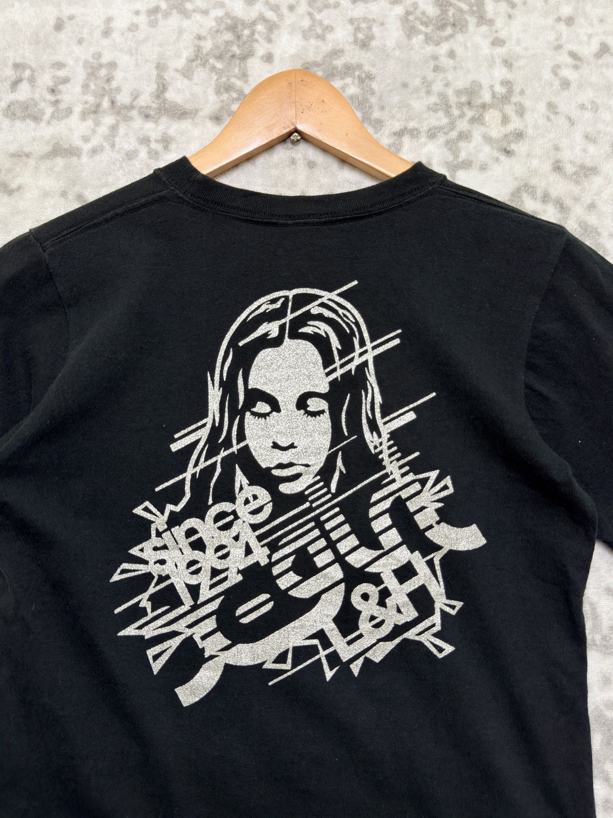 Hysteric Glamour Vintage X-Girl Silver Girl Art graphic tee Size US XS / EU 42 / 0 - 8 Thumbnail