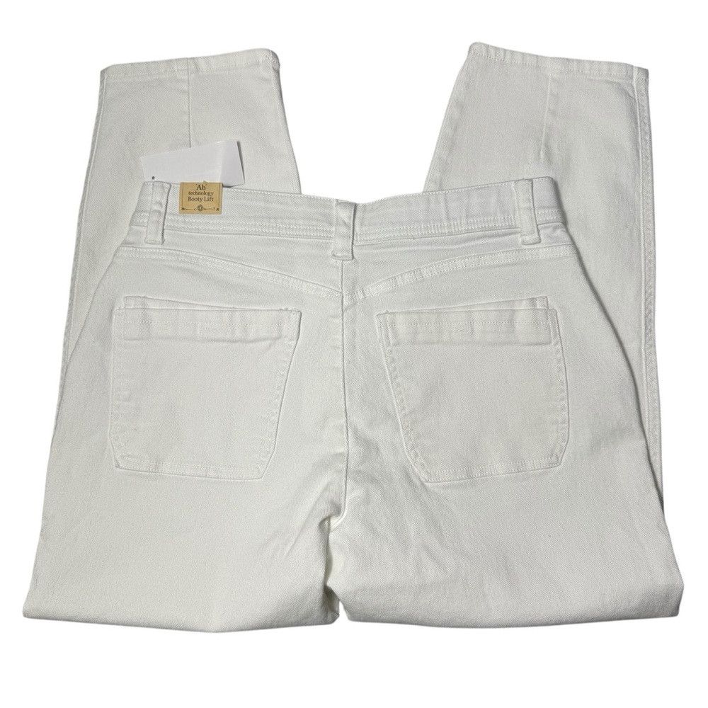 Other NWT New Democracy AB Technology Skyrise Barrel Leg White Je Size 28" / US 6 / IT 42 - 4 Thumbnail