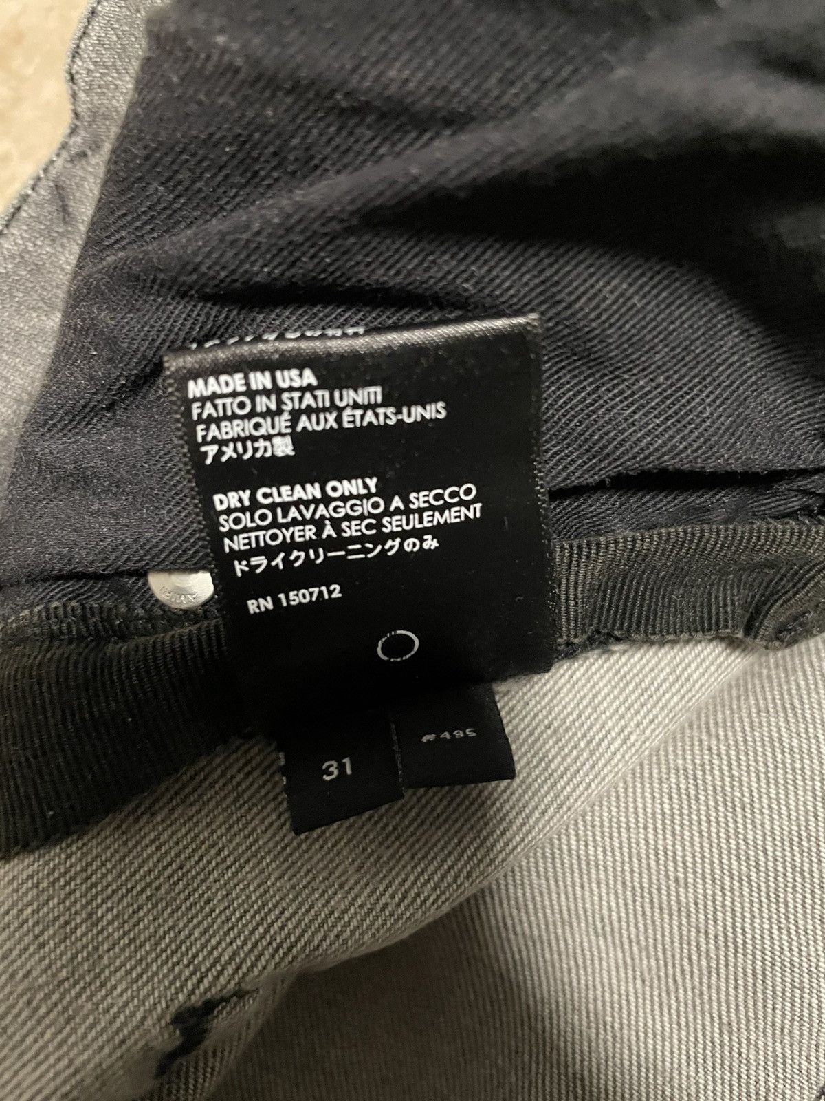 Amiri Amiri/ MX2 Jeans Size US 31 - 8 Thumbnail