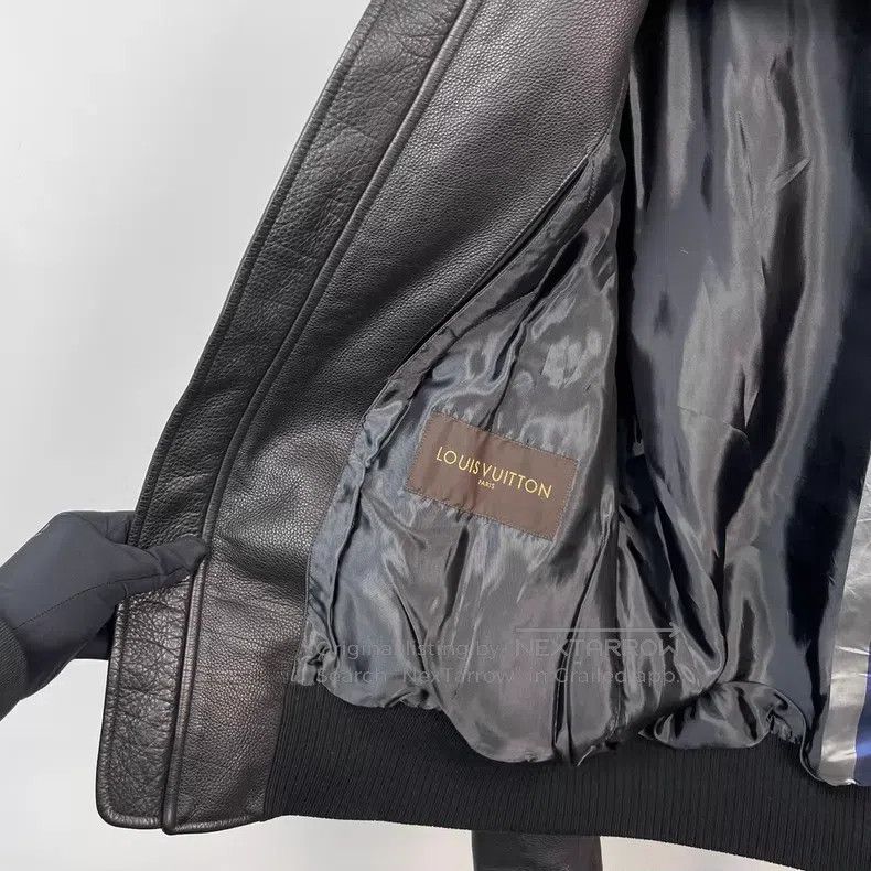 Louis Vuitton Louis Vuitton Black Show Leather Jacket Size US M / EU 48-50 / 2 - 6 Thumbnail