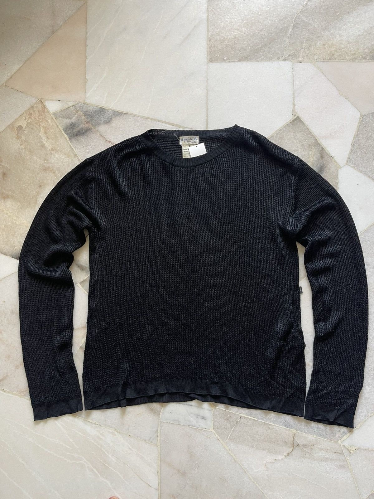 agnes b. Vintage Agnes B Homme Mesh Knitwear Size US M / EU 48-50 / 2 - 1 Thumbnail