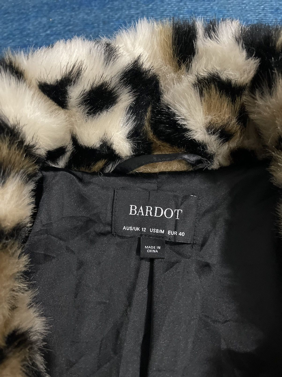 Japanese Brand VINTAGE BARDOT LEOPARD PRINT AUSTRALIAN DESIGN COAT Size M / US 6-8 / IT 42-44 - 12 Thumbnail