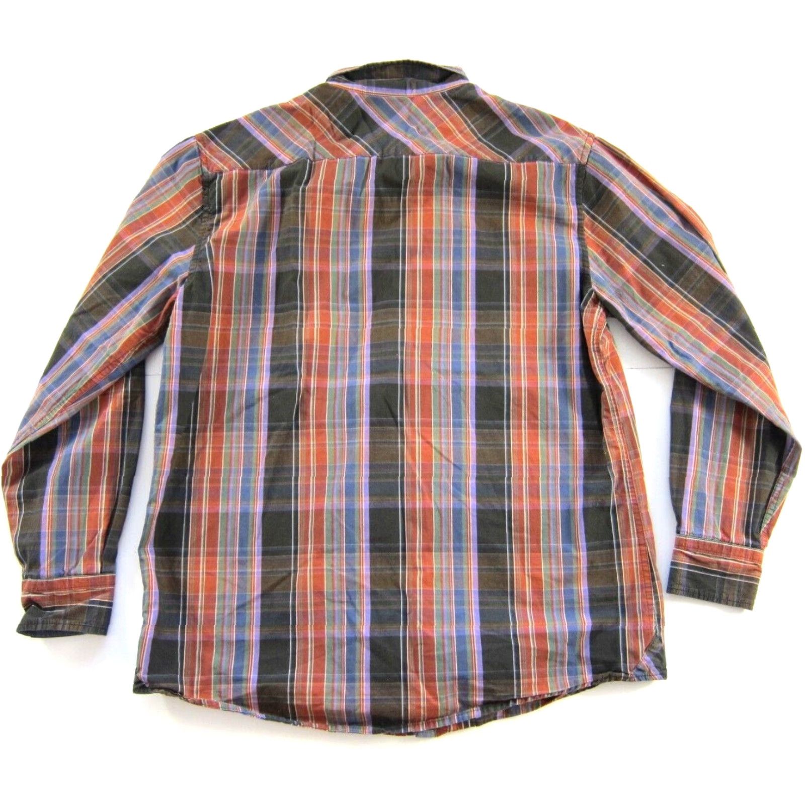 Alexander Julian VINTAGE Colours Alexander Julian Cotton Red Plaid Long Sleeve Button Down Shirt Men XL Size US XL / EU 56 / 4 - 2 Thumbnail