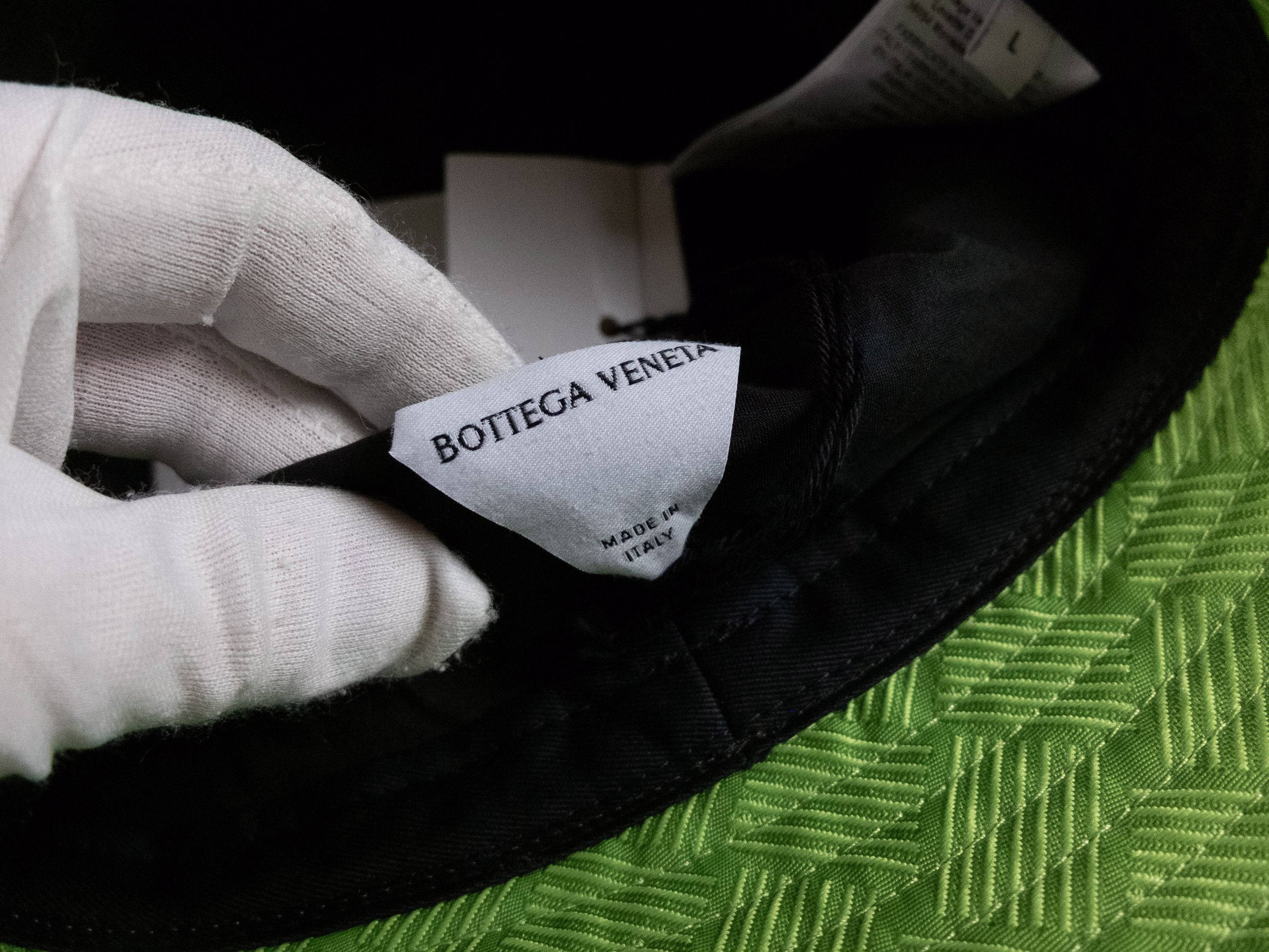 Bottega Veneta BOTTEGA VENETA intrecciato pattern green bucket hat Large q Size ONE SIZE - 10 Thumbnail