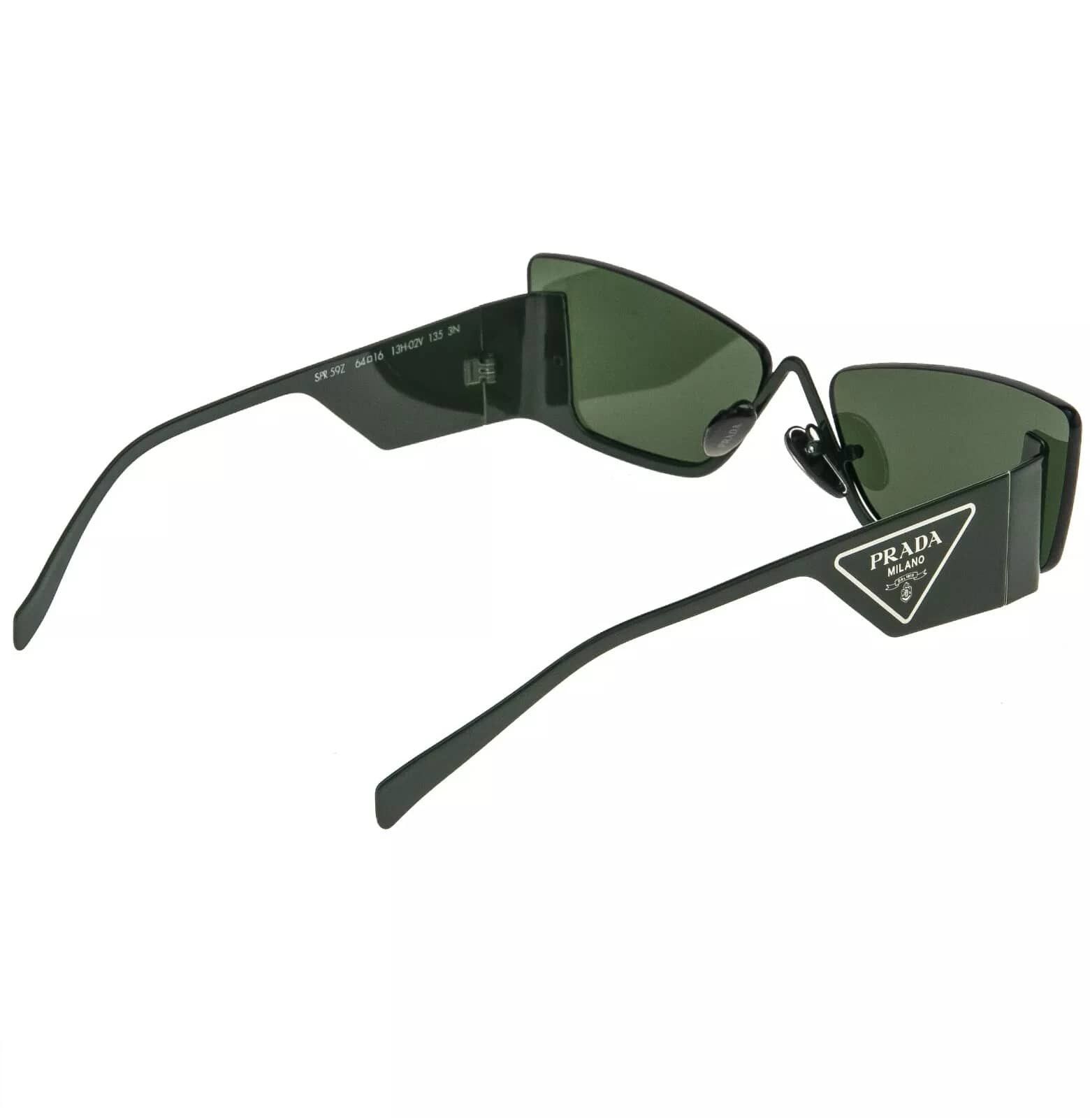 Prada PRADA Runway 59Z Military Green Designer Sunglasses PR59ZS Size ONE SIZE - 2 Thumbnail