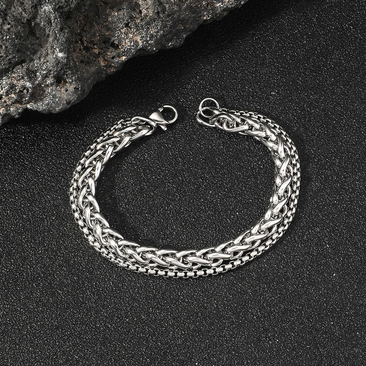 Jewelry Punk Bracelet Y2K Punk Chain Gotch Bracelets Chains Size ONE SIZE - 4 Thumbnail
