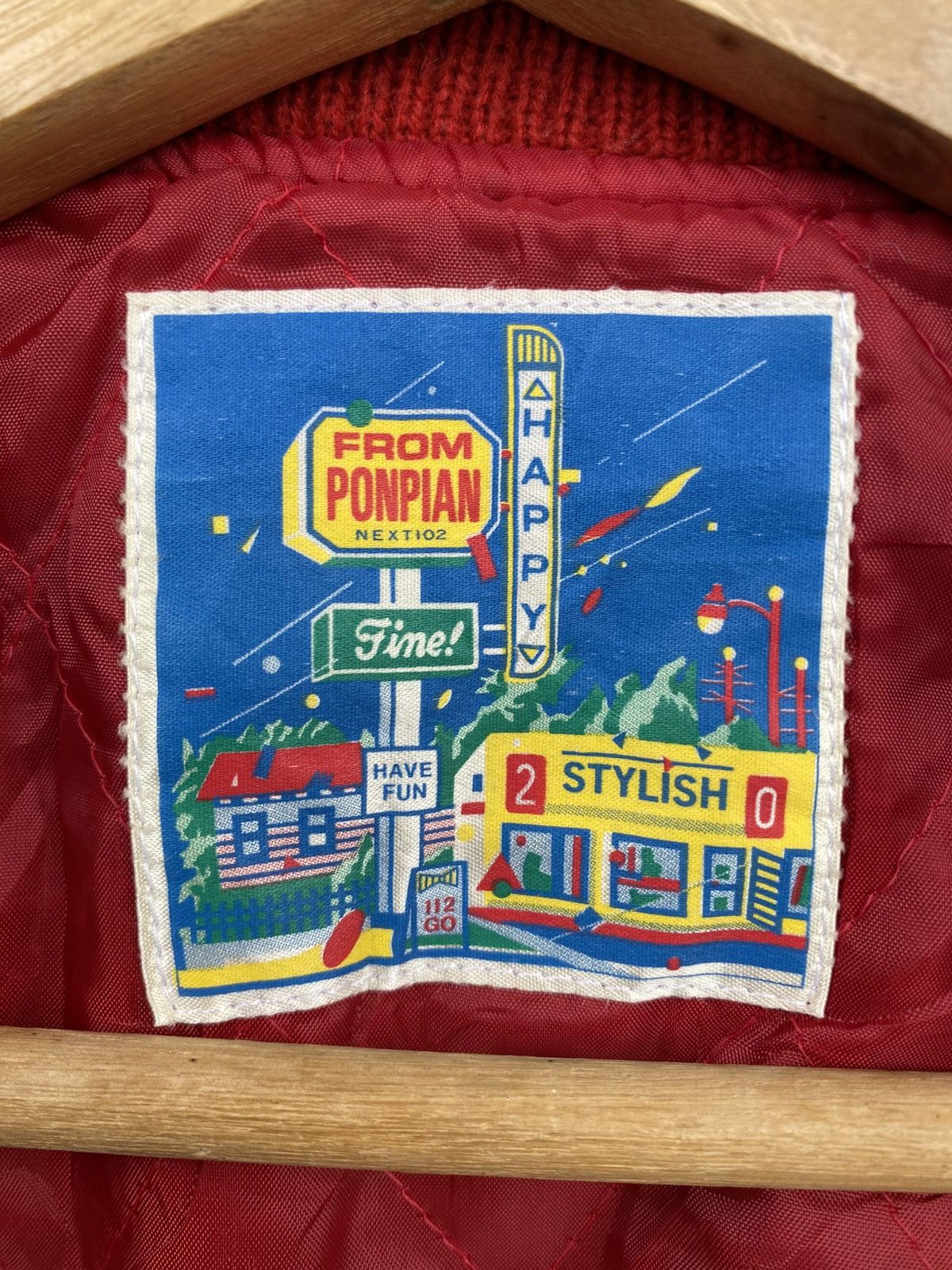Japanese Brand Vintage Ponpian Varsity Jacket Size US M / EU 48-50 / 2 - 10 Thumbnail