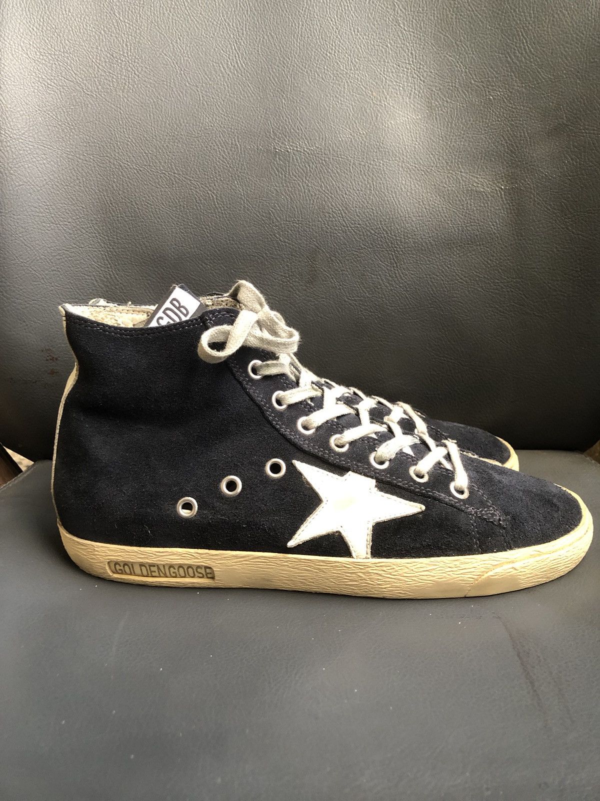 Golden Goose Golden Goose Francy Blue Suede Women’s Sneakers Size 38 Size US 8 / IT 38 - 4 Thumbnail