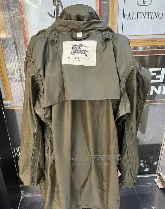 Burberry Burberry Men's Winter Green Long Coat. Size US L / EU 52-54 / 3 - 8 Thumbnail